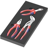 Wera Werk ヴェラ 3点組 ウレタン入りKNIPEXプライヤーセット 150180 1セット（直送品）