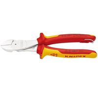 KNIPEX 2626-200TBK 絶縁先曲ラジオペンチ落下防止(BK
