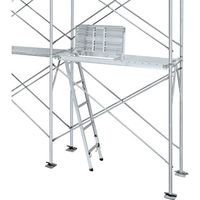 ピカコーポレイション PiCa はしご付き床付き布わく はしご伸縮タイプ STJR-F1550A 1台 380-9545（直送品）