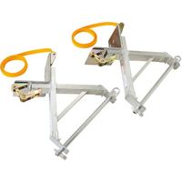 ピカコーポレイション PiCa はしご取付金具 イージークライマー LH-36BL 1セット(2台) 381-1125（直送品）