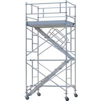 ピカコーポレイション PiCa アルミパイプ製移動式足場ARA-A型内階段仕様