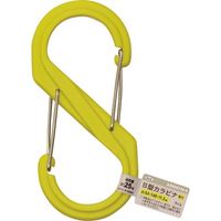 アイテック 光 S型カラビナ 特大 ライム B-KRSA146-6 1個 195-0078（直送品）