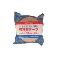 マクセル SLIONTEC 布粘着テープ NO.3310 50mm×25m 331000-DB-00-50X25 1巻 136-6303（直送品）