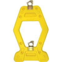 安全興業 ANZEN 樹脂製表示スタンド AZスタンド イエロー(簡単クランプ付) AZY-K 1個 436-7155（直送品）