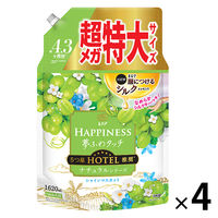 （在庫処分セール）レノアハピネス 夢ふわタッチ シャインマスカット 詰め替え 超メガ特大 1620mL 1セット（4個） 柔軟剤 P＆G【旧品】