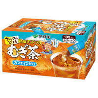 【水出し可】伊藤園 健康ミネラルむぎ茶　粉末 1箱（100本入） スティックタイプ（わけあり品）