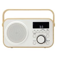 電響社 ゼピール ラジオ付手元スピーカー 木聲(きこえ) ホワイト DTS-WS230-WH 1台