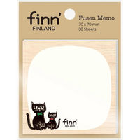セキセイ フィンダッシュ ふせんメモ ペルヘ FINN-7555-00 1冊