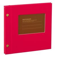 セキセイ ライトフリーアルバム フレーム(レッド) XP-5308-20 1冊