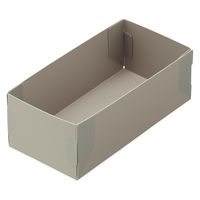 リヒトラブ Roomy 仕切りケース 小物収納 整理トレー 仕分け お薬ケース 組立式 A5 1/3 グレー A798-27 1セット(1組×5)