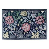 川島織物セルコン モリスデザインスタジオ コンプトン マット 700×450mm ダークブルー FH1713_11DB 1枚（直送品）