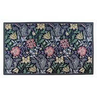 川島織物セルコン モリスデザインスタジオ コンプトン マット 1540×900mm ダークブルー FH1713_24DB 1枚（直送品）