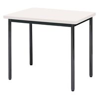 【軒先渡し】ニシキ工業 会議用テーブル 幅900×奥行750×高さ700mm　 ホワイト AAK-0975SB-VWH 1台（直送品）