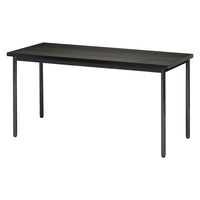 【軒先渡し】ニシキ工業 会議用テーブル 幅1200×奥行600×高さ700mm　 ダークウッド AAK-1260TB-VDW 1台（直送品）