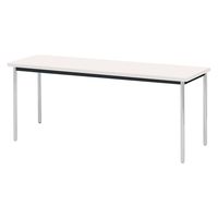 【軒先渡し】ニシキ工業 会議用テーブル 幅1500×奥行600×高さ700mm　 ホワイト AAK-1560SM-VWH 1台（直送品）