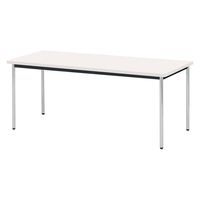 【軒先渡し】ニシキ工業 会議用テーブル 幅1500×奥行900×高さ700mm　 ホワイト AAK-1590SM-VWH 1台（直送品）