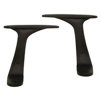 【肘のみ】ネットフォース ラパンチェアII用 専用オプション T字肘 ブラック LPN-TA-AW-BK 1セット(2個入)（直送品）