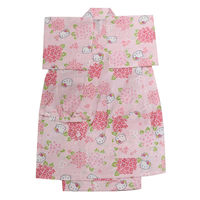 アンドウ HELLO KITTY子供甚平 あじさいライトピンク 110cm 1713199-0002 1着（直送品）