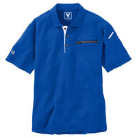 村上被服 半袖ポロシャツ L ロイヤルブルー 805 1セット(2着入)（直送品）