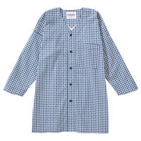 村上被服 和柄鯉口シャツ S 格子 5700 1セット(2着入)（直送品）