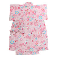 アンドウ HELLO KITTY子供甚平 なでしこライトピンク 100cm 1713199-0001 1着（直送品）