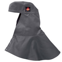 村上被服 難燃タレ付き溶接帽子(ツバ無) F グレー 427 1セット(3個入)（直送品）