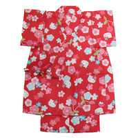 アンドウ HELLO KITTY子供甚平 さくらんぼレッド 100cm 1713199-0001 1着（直送品）