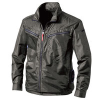 村上被服 サイドファン長袖ジャケット 6L チャコール V7712 1着（直送品）