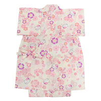 アンドウ HELLO KITTY子供甚平 なでしこクリーム 120cm 1713199-0003 1着（直送品）