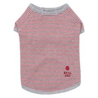 【アウトレット】Jekyll Egg（ジキルエッグ）ボーダーTシャツ M レッド 1個 犬用 アルクロース