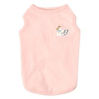 【アウトレット】Solgra（ソルグラ）ポイント刺繍タンク S ピンク 1個 犬用 アルクロース