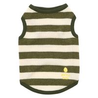 【アウトレット】Jekyll Egg（ジキルエッグ）ボーダータンク M カーキ 1個 犬用 アルクロース