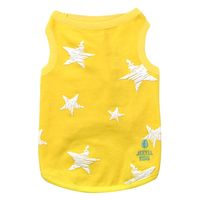 Jekyll Egg（ジキルエッグ）星柄タンク M イエロー 1個 犬用 アルクロース
