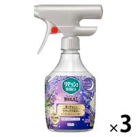 【数量限定】リセッシュ 除菌EX ワイドジェット ラベンダー＆ジャスミンの香り 本体 410mL 1セット（1個×3） 花王