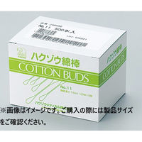 ハクゾウ 綿棒 No.10(未滅菌 1240001 1箱(100本入x10袋)（直送品）
