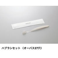 ホテルアメニティ ハブラシセット(オーパス27穴) ラミネート5g パールワインレッド ミスティIIシリーズ 00475327（直送品）