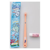 ダイト ホテルアメニティ シーフレンズ13穴(子供用ハブラシセット) 3gイチゴ味 オレンジ 00475455 1ケース(1点×250))（直送品）