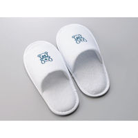 ダイト ホテルアメニティ 子供用スリッパ(クマ刺繍) 00475770 1ケース(1点×200))（直送品）