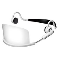 大一産業 プラスチックマスク ウインカム ヘッドセットマスク ホワイト 00691090 1パック(1点)（直送品）