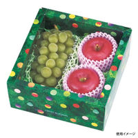 ヤマニパッケージ ギフト箱 L-2322 みどりのめぐ実 210角 グリーン 1ケース(10点×10))（直送品）