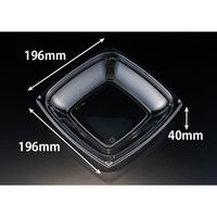 リスパック 惣菜容器 バイオ ベイシス20-40B PABC570 1パック(50点)（直送品）