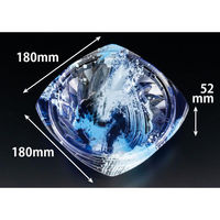 リスパック どんぶり容器 バイオBジャス4K178-52B海洋青 PABS023 1パック(100点)（直送品）