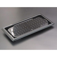 リスパック 寿司容器 A-PET 板前12-2B 黒 RRB3215 1ケース(50点×12))（直送品）