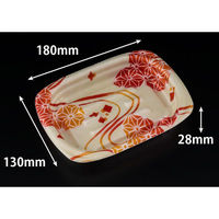 リスパック 軽食容器 ホット こんもり 18-13B あさいと赤黄 RLFK314 1パック(50点)（直送品）