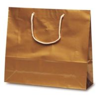 ベルベ 紙手提袋 1178 ファインバッグ ゴールド 00769159 1パック(10点)（直送品）