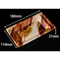 リスパック 寿司容器 万角18-11B はなの茶 RSAK142 1パック(50点)（直送品）