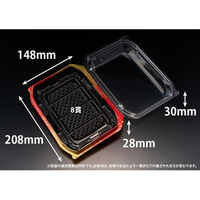 リスパック フードパック バイオ ネオシェル 21-15 しとやか赤 FNSL182 1パック(50点)（直送品）