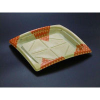 リスパック 軽食容器 バイオデリカ リッジ19B いとオレンジ RHBH313 1ケース(50点×12))（直送品）