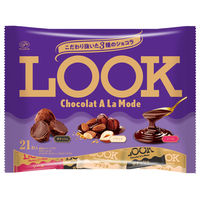 21粒ルック（ショコラ・ア・ラ・モード）ファミリーパック 1セット（1袋×3） 不二家 チョコレート 個包装 小分け
