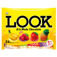 24粒ルック（ア・ラ・モード）ファミリーパック 1セット（1袋×3） 不二家 チョコレート 個包装 小分け